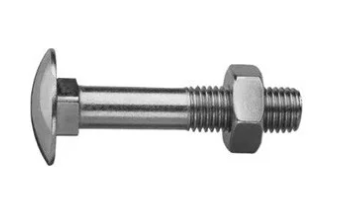TORNILLO CHAMPIÑON M8x40 CON TUERCA CINCADO